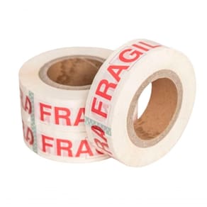 Fita Adesiva Frágil Cuidado 44mm X 200metros 3 Rolos