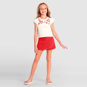 Conjunto infantil menina de flores Brandili