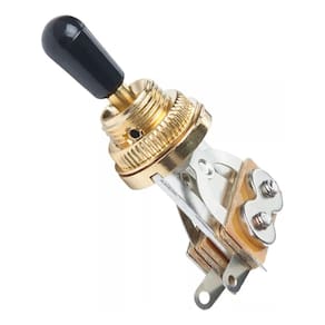 Chave Para Guitarra Lp 3 Posições - Dourada/Preta 1292