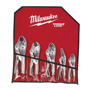 Conjunto de alicates de bloqueio Milwaukee Torque Lock 5 peças 48-22-3695