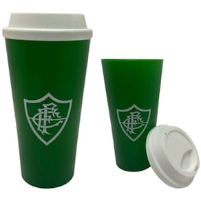 Copo Fluminense Plástico Com Tampa Para Café 550ml Oficial