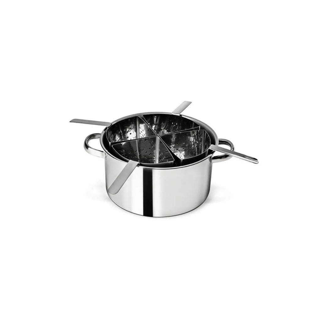 Espagueteira De Inox 4 Divisória Savoy Brinox - 10 Litros