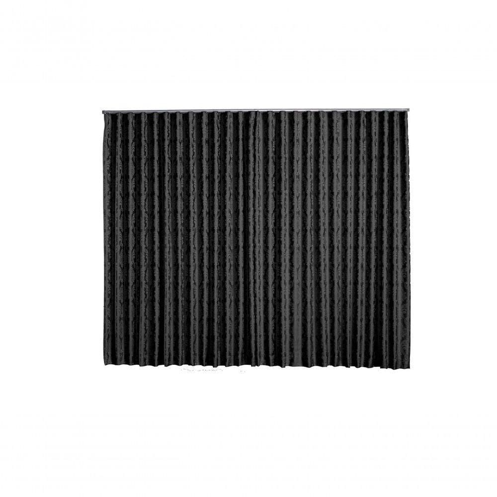 Cortina Jacquard 6,00x2,30 Para Trilho Suíço palha