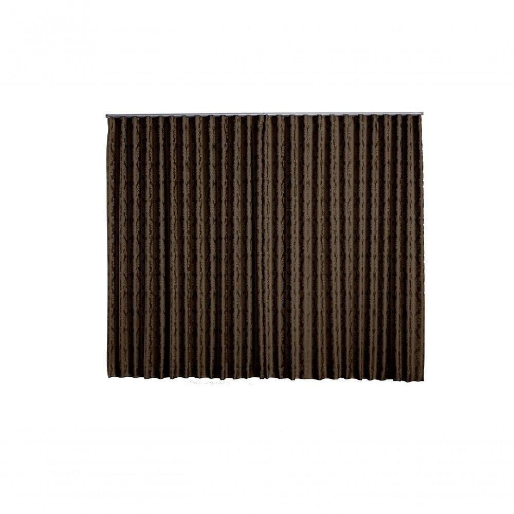 Cortina Jacquard 5,00x2,50 Para Trilho Suíço dourado