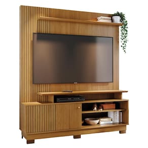 Estante Home Theater Ares para TV até 75” com Pés - Madetec