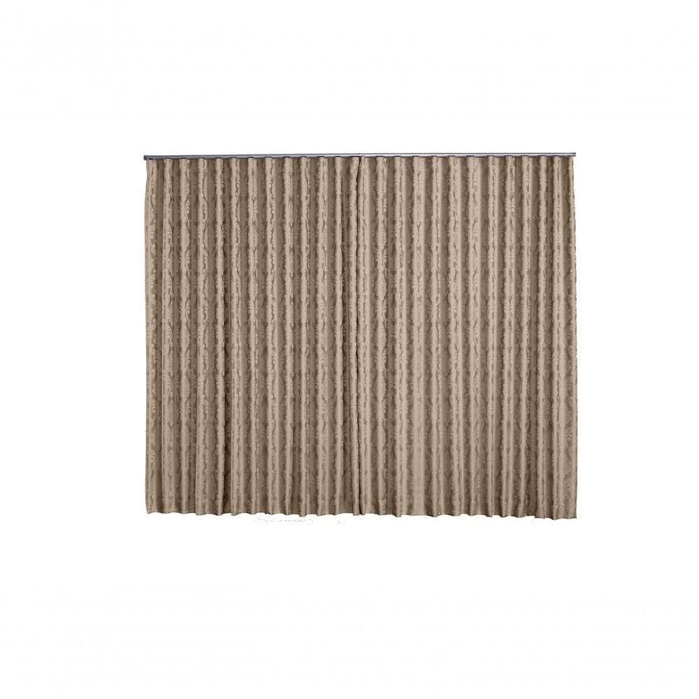 Cortina Jacquard 3,00x2,50 Para Trilho Suíço vinho
