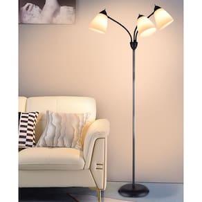 Luminária de chão DINGLILIGHTING Modern Flexible Gooseneck Triple-Head