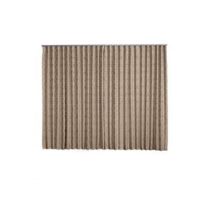 Cortina Jacquard 3,00x2,30 Para Trilho Suíço vinho