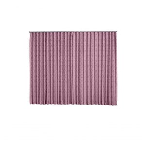 Cortina Jacquard 3,00x2,70 Para Trilho Suíço rosê-rosa