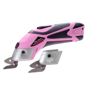 Tesoura elétrica sem fio Pink Power HG2043 para artesanato