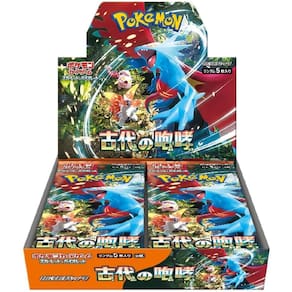 Pacote de expansão do jogo de cartas Pokémon Ancient Roar Booster Booster Box