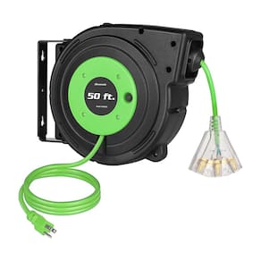 Bobina de cabo de extensão DEWENWILS 50FT 14AWG/3C SJTOW 13A listada pela UL