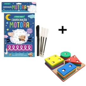 Kit Livro Infantil Com Caneta Mágica + Prancha De Seleção