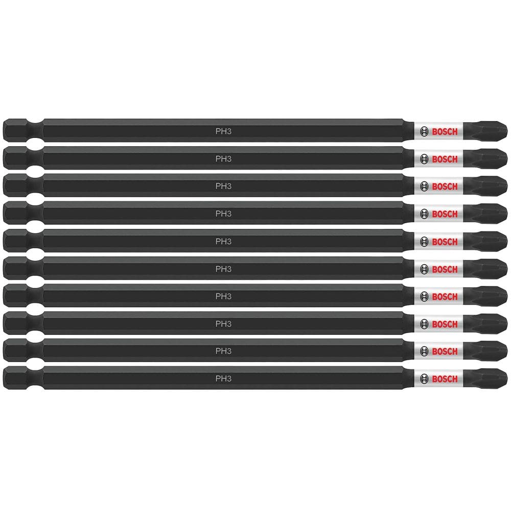 Brocas elétricas para aparafusar BOSCH ITPH36B Phillips #3 150 mm, pacote com 10
