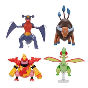 Conjunto de bonecos Pokémon Battle 4 Pack Garchomp Tauros Magmortar