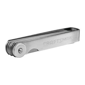 Medidor de folga CRAFTSMAN CMMT14105 32 lâminas 0,038 mm - 0,889 mm