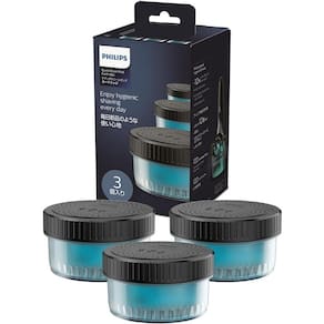 Solução de limpeza Philips para barbeador elétrico S5000 S7000 S9000 S9000 Quick Clean Pods, 160 ml, pacote com 3