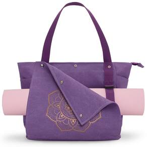 Bolsa de tapete de ioga Gonex Yoga Gym Bag Sacola de lona roxa