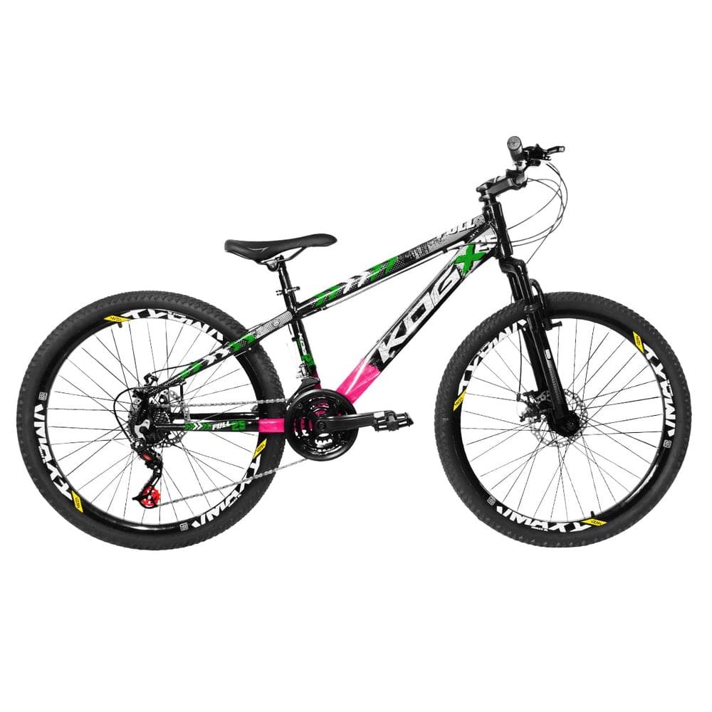 Bike Aro 26 Alumínio KOG 21v Alumínio Com Vmaxx Freeride Tipo Viking X25 Grau