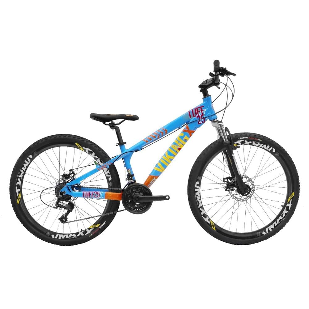 Bicicleta Aro 26 Viking Tuff X 25 Freeride Freio Hidráulico 24 Marchas 3x8 Suspensão Dianteira