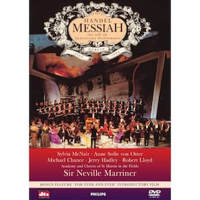 DVD Handel: apresentação do 250º aniversário do Messiah