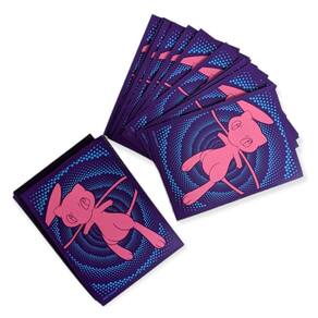 Protetor de baralho Pokémon Mew Fusion Strike x65 com capa de cartas