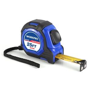 Fita métrica WORKPRO 7,6 m Auto-Lock 1/8 Fractions Engineer