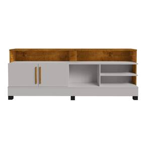 Rack TV Taipe 65 Pol 2 Portas Off White Naturalle Bechara
