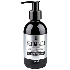 Máscara Hidratante Para Barba Carvão Ativado 150mL Barbarana