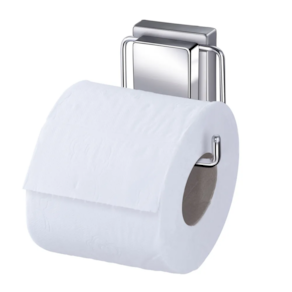 Porta Papel Higiênico c/ Ventosa Quadrado