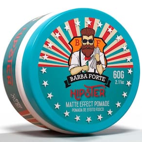 Pomada Efeito Fosco para Cabelo Hipster Matte Effect 60g Barba Forte