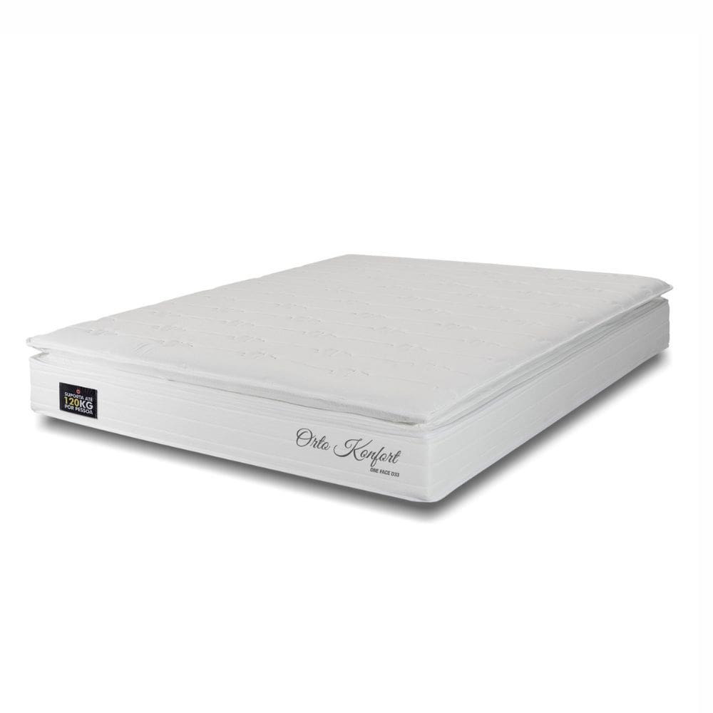 Colchao Casal Hellen Orto Confort One Face D33 1,38x1,88x0,29