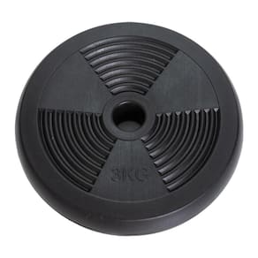 Anilha 3kg Ciment Para Kit Bonafit Preto