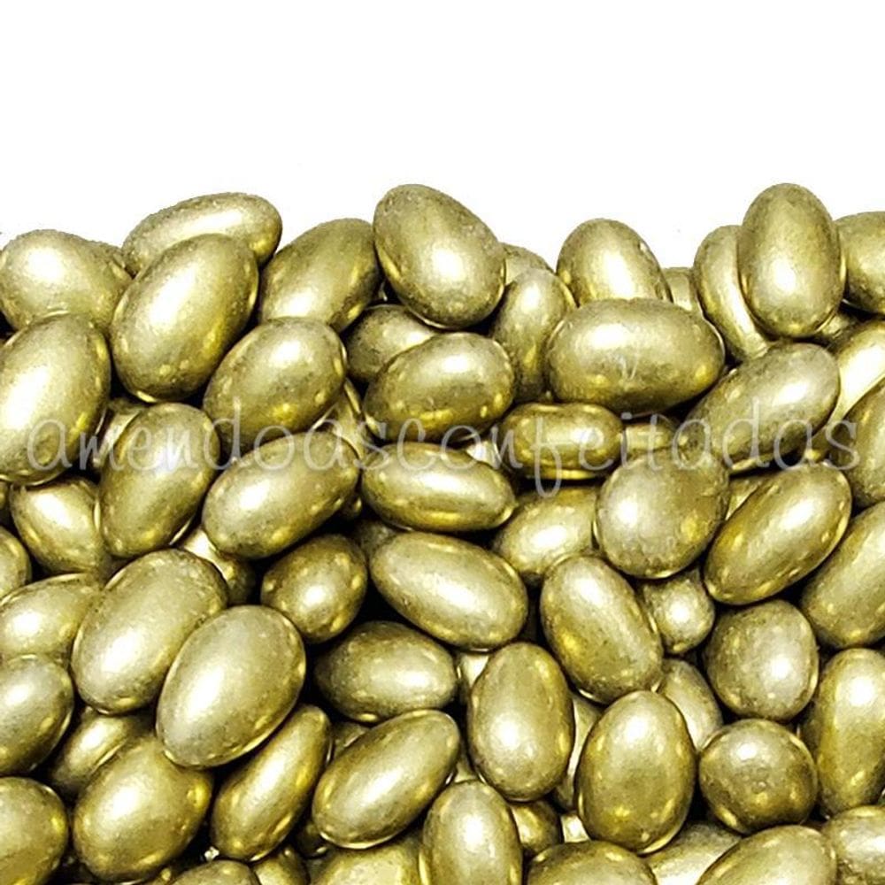 Amêndoas Confeitadas Douradas 250G