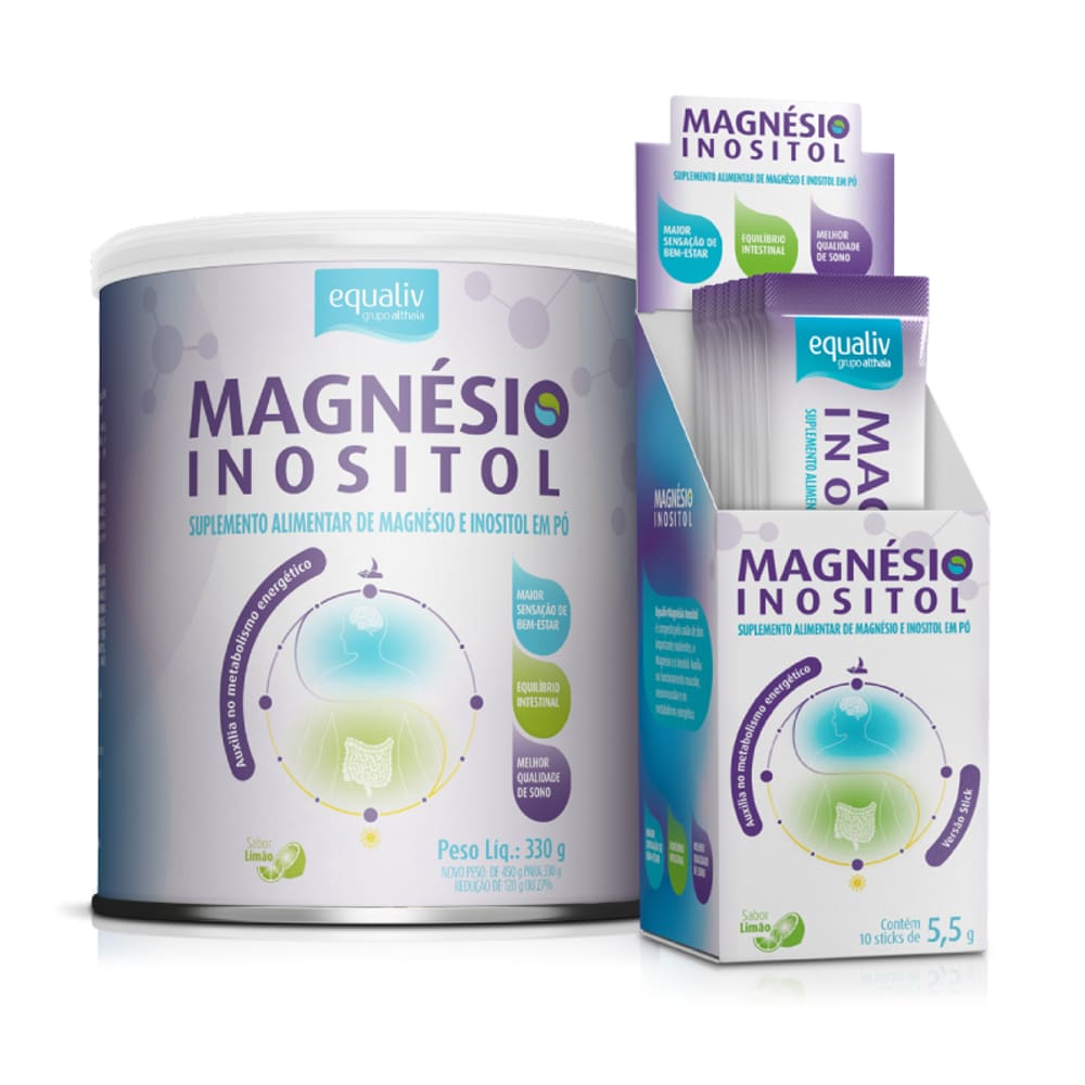 Magnésio Inositol Lata + Stick