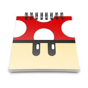 Bloco De Anotações Cogumelo Vermelho Grow Up