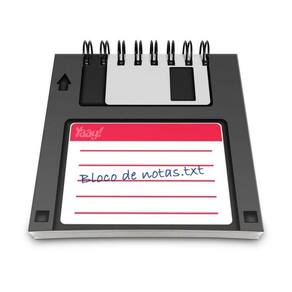 Bloco De Anotações Disquete Floppy Disk