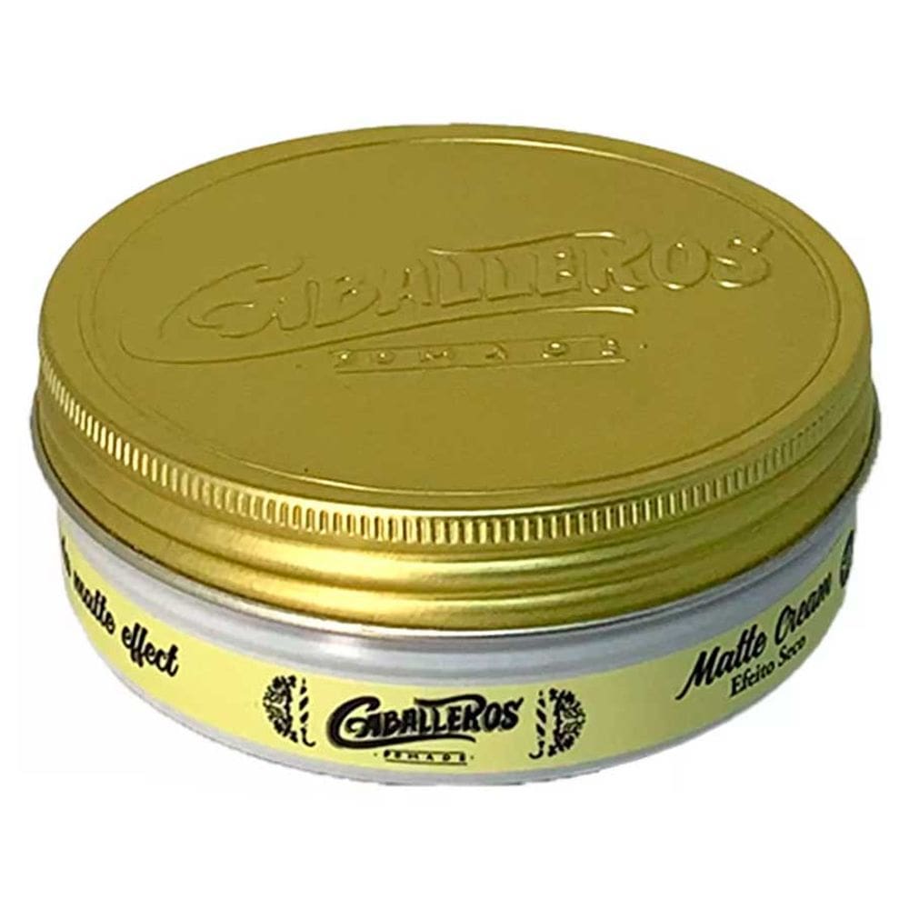Pomada Matte Cream - Efeito Seco Média Fixação 50g Caballeros