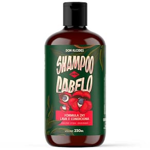 Shampoo Para Cabelo 2 em 1 Guaraná Antarctica 230mL Don Alcides