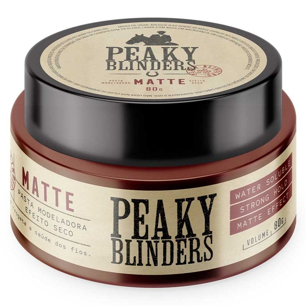 Pasta Matte Peaky Blinders Alta Fixação 80g Don Alcides