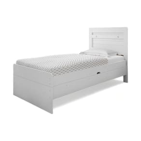 Cama Baú Framar Móveis Larissa Solteiro Cor Branco