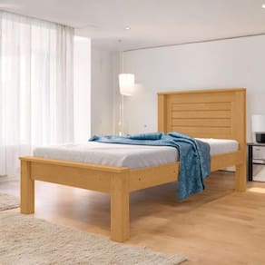 Cama Solteiro Confortável e Moderna Luz Naturalle com Colchão