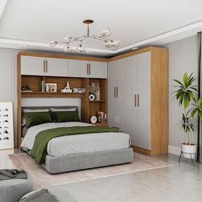 Guarda-Roupa Casal Modulado 4 Portas Hercules 4 Portas 4 Gavetas Carioca Moveis
