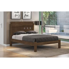 Cama Casal Letícia Malbec Framar Móveis