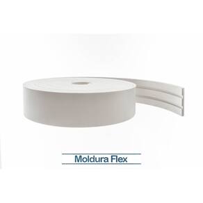 Rodapé Eva Flexível Autoadesivo 10cm x 1cm Siena 48 Metros
