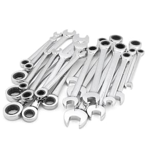 Conjunto de chaves Craftsman, combinação de 20 peças, catraca métrica e SAE