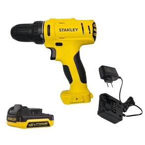 Parafusadeira Bateria 12,0V Litio Stanley Bivolt Com/Bateria