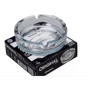Cinzeiro De Vidro transparente Redondo para Bar Hotel Casa