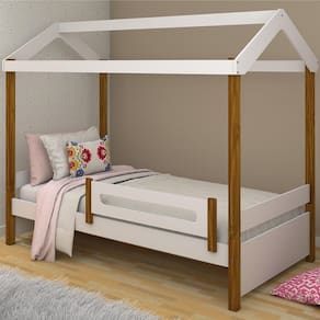 Cama Montessoriana Isa Solteiro Branco