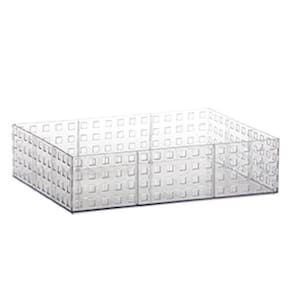 Organizador Empilhavel 32X23X8 Quadratta Cristal